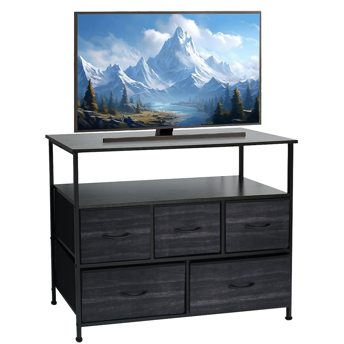 ANTSUN TV Stand with Drawer for 45 Inch TV